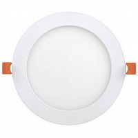 Светильник ДВО 1606 белый круг LED 12Вт 6500 IP20 | код. LDVO0-1606-1-12-6500-K01 |  IEK